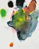 Macchie by Hannes Gruber, 1997, watercolor, offered Jun 2020