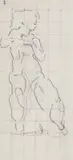 Werkstatt "Entzücktes Weib by Ferdinand Hodler, 1911, pencil, sold Jun 2020
