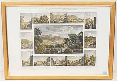 Ansicht der Stadt St. Gallen und ihrer nähern Umgebung by St. Gallen, aquatint, sold Jun 2020