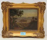 Zürich vom Riedtli", 1848 by Eduard Rahn Hirzel, oil on canvas, sold Jun 2020