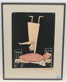 Beromünster 6.15 Uhr "Frühturnkurs by Wolf Barth, gouache, sold Jun 2020