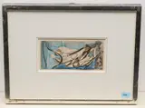 Surreale Komposition by Serge Brignoni, 1931, etching, sold Jun 2020