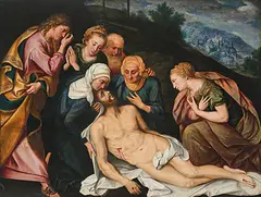 und Werkstatt Die Beweinung Christi by Willem Key, oil on panel, sold Mar 2020