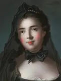Kopie Portrait von Marie Sophie Charlotte de La Tour d'Auvergne, Princesse de Beauvau by Jean-Marc Nattier, oil on canvas, sold Mar 2020