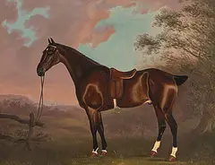 Rennpferd by Clifton Tomson, 1802, oil on canvas, sold Mar 2020