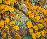 Herbstbaum by Otto Eduard Pippel, oil on board, sold Mar 2020