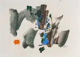 Ohne Titel by Fritz Winter, 1960, oil on paper, sold Mar 2020