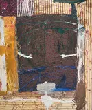 Ikone im Bett III by Anton Henning, 1989, oil, sold Mar 2020