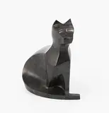 Katze by Gerard Boudon, bronze, sold Mar 2020