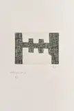 Batzar by Eduardo Chillida, 1983, etching, sold Mar 2020