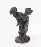 Le valet de chambre by Honoré Daumier, bronze, sold Mar 2020
