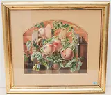 Pfirsiche am Spalier by Clementine Stockar-Escher, watercolor, offered Mar 2020