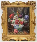 Blumenstillleben by Louise Fraenkel-Hahn, oil on board, sold Mar 2020