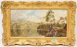 Loch Katrine by Theodore Hines, oil on canvas, sold Mar 2020