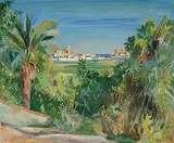 Landschaft aus Almuñécar by Oswald Petersen, 1935, oil on canvas, sold Mar 2020