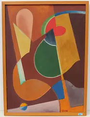 Ruhende Tänzerin by Thomas Ring, 1976, oil on canvas, offered Mar 2020