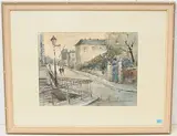 Pariser Strassenszene by Georges Dominique Rouault, watercolor, offered Mar 2020