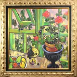 Untitled by Jae Dougall, oil on canvas, sold Dec 2022