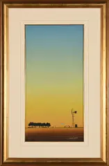 Landscape with Trees and Windmill by Johan Smith, oil on canvas mounted on board, sold Dec 2024