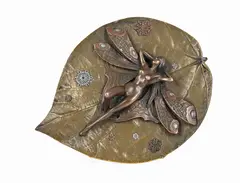 Untitled by Giovanni Schoeman, bronze finish paperweight in the Art Nouveau style, sold Dec 2024