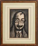 The Infamous Politician by Georges Rouault, 1928, Etching, sold Sep 2024
