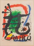 Abstract Composition by Joan Miró, Lithograph in Colors on Arches Paper, sold Sep 2024