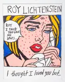 Roy Lichtenstein by Tiggy Ticehurst, 2016, Acrylic on Canvas, sold Sep 2024