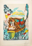 Dawn (Six of Swords) by Salvador Dalí, 1977, Lithograph in Colors on Paper, sold Sep 2024