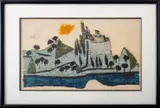 Siena by Carol Summers, Woodcut Print in Colors, sold Sep 2024