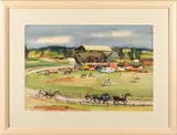 Untitled by A Paul Starrett Sample, watercolor on paper, sold Feb 2026