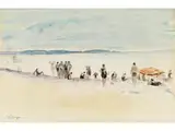 Untitled by Henri Baptiste Lebasque, 1865 Champigné – 1937 Le Cannet, watercolor, sold Jun 2023