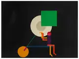 Hauptrestaurant i, 1920er by August Lange-Brock, 1891 Hamburg – 1978 ebenda, collage, offered Apr 2018