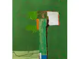 Komposition by Rudi Tröger, oil on canvas, offered Dec 2016