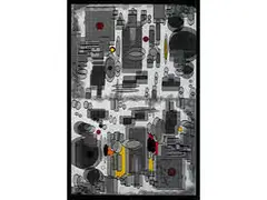 Komposition by Nicolas Schöffer, mixed media, offered Dec 2016