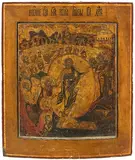 Russisch, Ende 18.Jh by Höllenfahrt Christi, tempera, offered Mar 2020