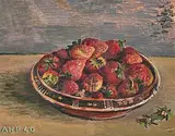 Erdbeeren in Heimbergschüssel", 1940 by Alfred Heinrich Pellegrini, oil on board, sold Mar 2020