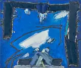 Im Mittelpunkt das Licht", 2008 by Josef Ebnöther, mixed media, sold Mar 2020