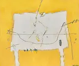Tisch", 2009 by Josef Ebnöther, mixed media, sold Mar 2020