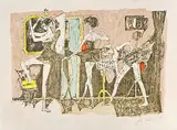 Die Balletteusen by Alois Carigiet, 1967, color lithograph, offered Mar 2020