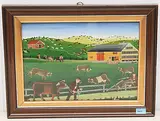 Auf der Weide by Anton Koller, gouache, sold Mar 2020