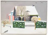 Zollikerberg im Winter, 1946 by Werner Frei, oil on board, offered Mar 2020