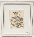 Holzfäller by Alois Carigiet, 1947, lithograph, offered Mar 2020