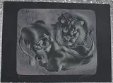 Löwenpaar by Hans Erni, 1956, color lithograph, sold Mar 2020