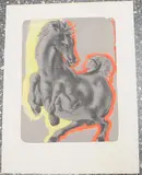 Pferd by Hans Erni, 1959, color lithograph, sold Mar 2020