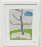 Baum by Ferdinand Gehr, color woodcut, sold Mar 2020