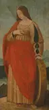 Die Heilige Katharina von Alexandria by Oberitalien, Anfang 16.Jh., tempera, sold Dec 2019
