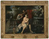 Susanna im Bade by Rom, um 1660, oil on canvas, sold Dec 2019