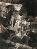 «Licht zwischen den Steinen» by Fritz Winter, 1935, oil, sold Dec 2019