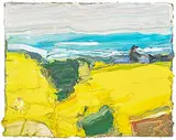 Raps an der Ostsee by Klaus Fußmann, 2012, oil on canvas, sold Dec 2019