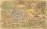 Linien hell und dunkel mit Farben by Willi Baumeister, 1953, pencil, offered Dec 2019